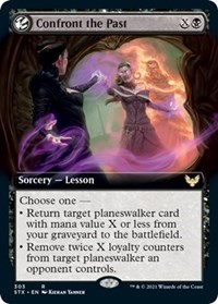 Confront the Past (Extended Art), Strixhaven: School of Mages