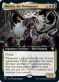 Breena, the Demagogue (Extended Art), Commander 2021