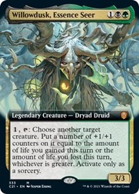 Willowdusk, Essence Seer (Extended Art), Commander 2021