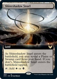 Shineshadow Snarl (Extended Art), Strixhaven: School of Mages