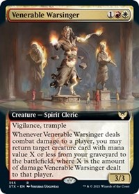 Venerable Warsinger (Extended Art), Strixhaven: School of Mages