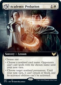 Academic Probation (Extended Art), Strixhaven: School of Mages