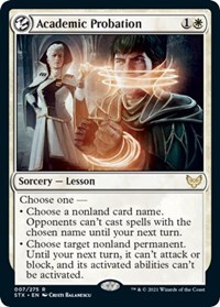 Academic Probation, Strixhaven: School of Mages