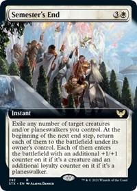 Semester's End (Extended Art), Strixhaven: School of Mages