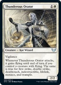 Thunderous Orator, Strixhaven: School of Mages
