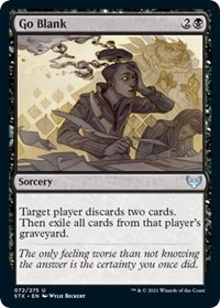 Go Blank, Strixhaven: School of Mages