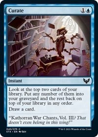 Curate, Strixhaven: School of Mages