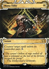 Mana Tithe (Foil Etched), Strixhaven: Mystical Archive