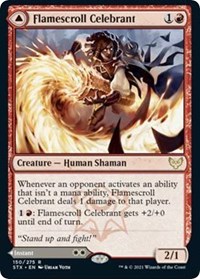 Flamescroll Celebrant, Strixhaven: School of Mages
