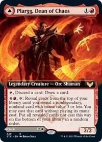 Plargg, Dean of Chaos (Extended Art), Strixhaven: School of Mages