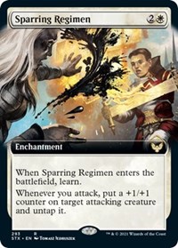Sparring Regimen (Extended Art), Strixhaven: School of Mages