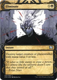 Eliminate (Foil Etched), Strixhaven: Mystical Archive