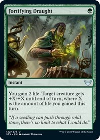 Fortifying Draught, Strixhaven: School of Mages