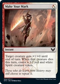 Make Your Mark, Strixhaven: School of Mages
