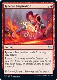 Igneous Inspiration, Strixhaven: School of Mages
