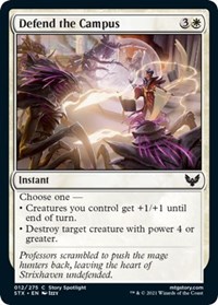 Defend the Campus, Strixhaven: School of Mages