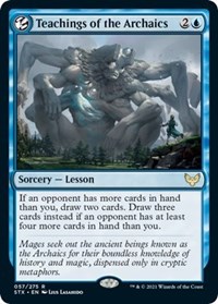 Teachings of the Archaics, Strixhaven: School of Mages
