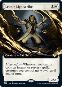 Leonin Lightscribe (Extended Art), Strixhaven: School of Mages