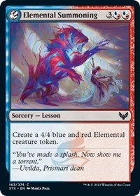 Elemental Summoning, Strixhaven: School of Mages