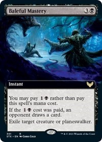 Baleful Mastery (Extended Art), Strixhaven: School of Mages
