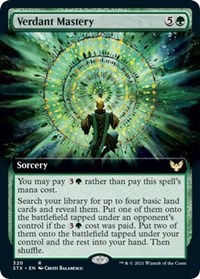 Verdant Mastery (Extended Art), Strixhaven: School of Mages