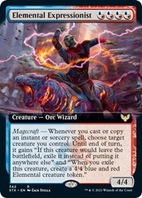 Elemental Expressionist (Extended Art), Strixhaven: School of Mages