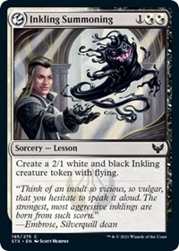 Inkling Summoning, Strixhaven: School of Mages