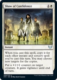 Show of Confidence, Strixhaven: School of Mages
