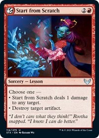 Start from Scratch, Strixhaven: School of Mages
