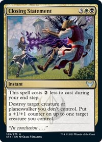 Closing Statement, Strixhaven: School of Mages