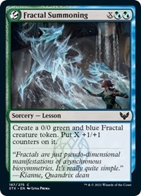 Fractal Summoning, Strixhaven: School of Mages