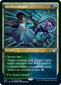 Decisive Denial, Promo Pack: Strixhaven