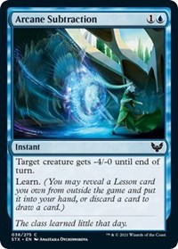 Arcane Subtraction, Strixhaven: School of Mages