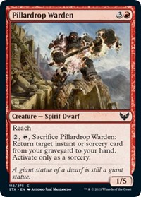 Pillardrop Warden, Strixhaven: School of Mages