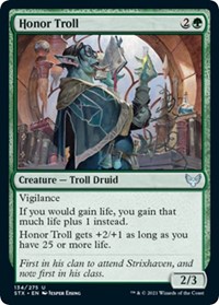 Honor Troll, Strixhaven: School of Mages