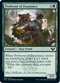 Professor of Zoomancy, Strixhaven: School of Mages