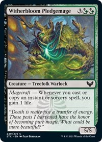 Witherbloom Pledgemage, Strixhaven: School of Mages