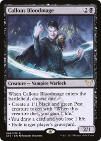 Callous Bloodmage, Strixhaven: School of Mages