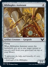 Biblioplex Assistant, Strixhaven: School of Mages