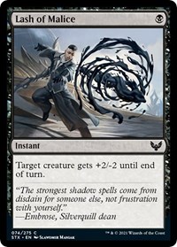 Lash of Malice, Strixhaven: School of Mages
