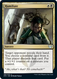 Humiliate, Strixhaven: School of Mages