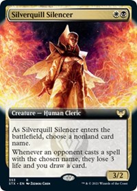 Silverquill Silencer (Extended Art), Strixhaven: School of Mages