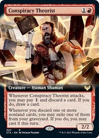 Conspiracy Theorist (Extended Art), Strixhaven: School of Mages