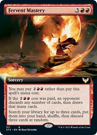 Fervent Mastery (Extended Art), Strixhaven: School of Mages
