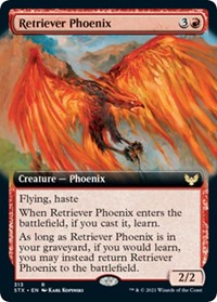 Retriever Phoenix (Extended Art), Strixhaven: School of Mages