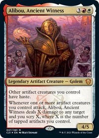 Alibou, Ancient Witness, Commander 2021