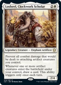Losheel, Clockwork Scholar, Commander 2021