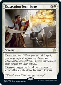 Excavation Technique, Commander 2021