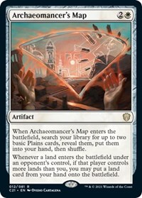 Archaeomancer's Map, Commander 2021