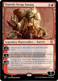 Daretti, Scrap Savant, Commander 2021